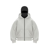 Men's Hooded Zip-Up Baseball Jacket