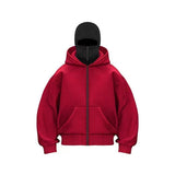 Men's Hooded Zip-Up Baseball Jacket