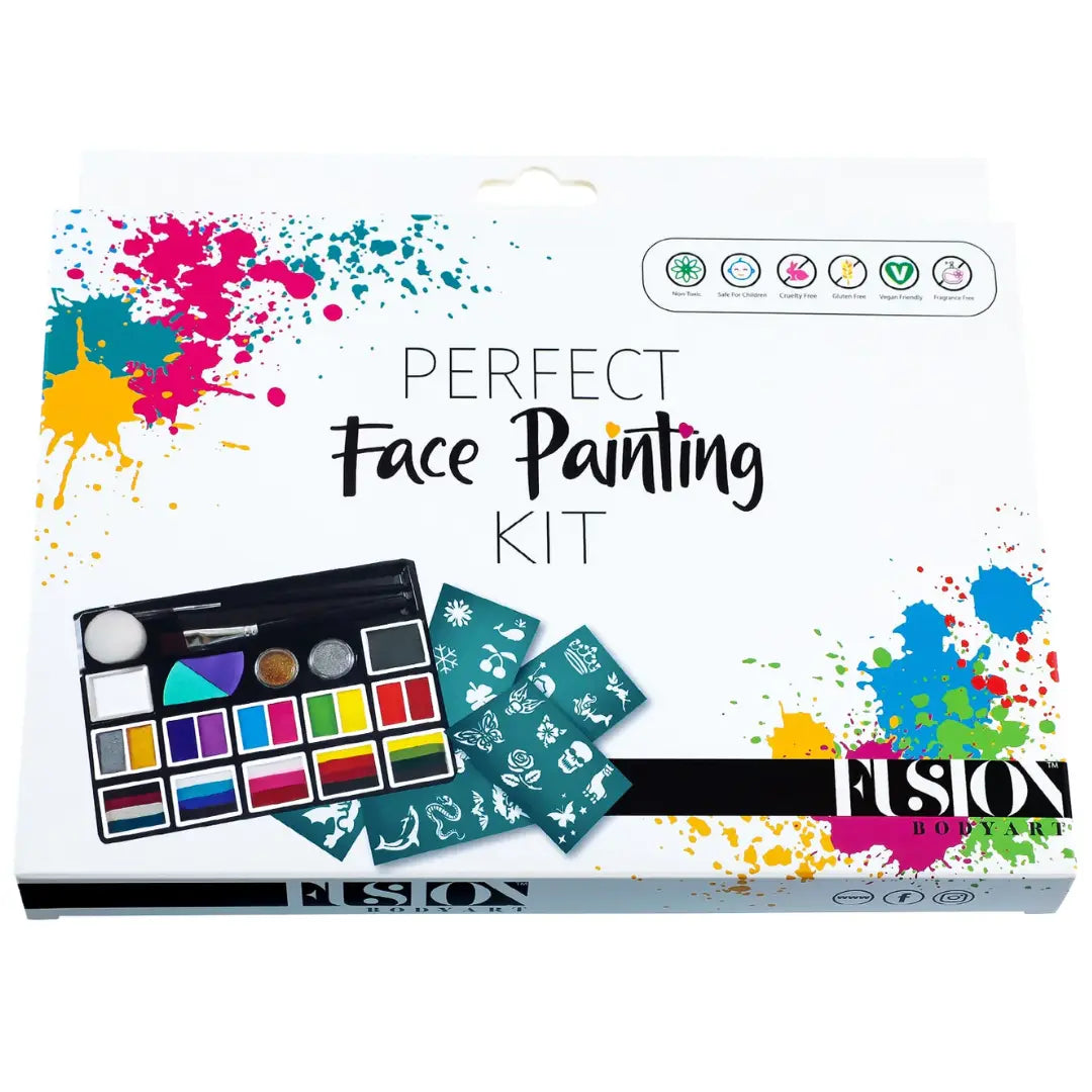 Fusion Body Art - Perfect Face Painting Kit