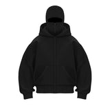 Men's Hooded Zip-Up Baseball Jacket
